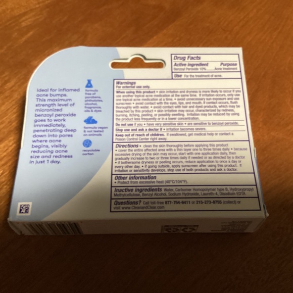 Clean & Clear Persa-Gel 10 Acne Treatment NEW - Picture 4 of 6